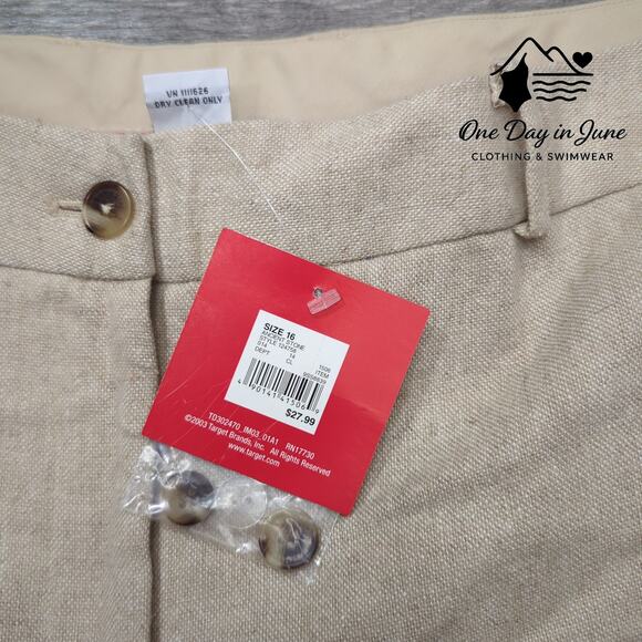 Isaac Mizrahi Wool Blend Straight Leg Pants Size 16 - Picture 2 of 6